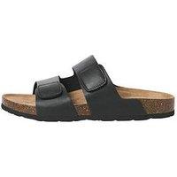 Jack & Jones Brunswick Pu Strap Sandal - Black