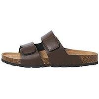 Jack & Jones Brunswick Pu Strap Sandal - Brown