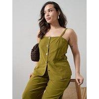 The Very Collection Curve Button Detail Waistcoat