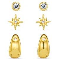 Orelia Starburst Tiny Taper Earring Pack - Gold