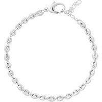 Seol + Gold Sterling Silver Coffee Bean Mariner Chain Bracelet