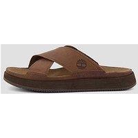 Timberland Casco Cove Slide Sandal - Dark Brown