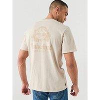 Timberland Rugged Active Gear Back Graphic T-Shirt - Beige