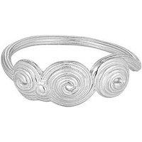 Seol + Gold Sterling Silver Spiral Shell Ring