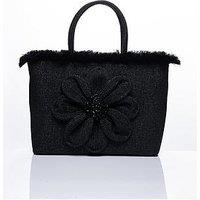 Sorena Falbala Beach Bag Black
