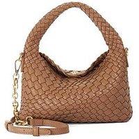 Dune London Dinkydeliberate Mini Woven Grab Bag - Tan