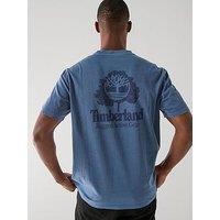 Timberland Rugged Active Gear Back Graphic T-Shirt - Navy