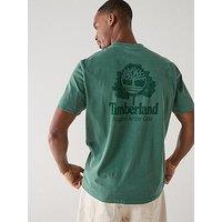 Timberland Rugged Active Gear Back Graphic T-Shirt - Green