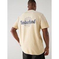 Timberland Sunfaded Back Tree Logo T-Shirt - Beige
