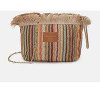Sorena Samiopoula Straw Clutch - Beige