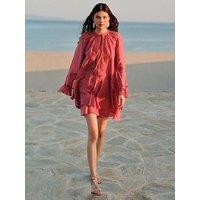 Devotion Twins Sheen Dress - Rosewine