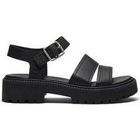 Timberland Stone Street Backstrap Sandal - Black