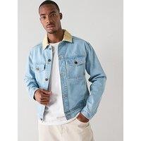 Timberland Kempshire Herringbone Denim Chore Jacket - Blue