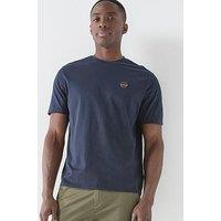 Napapijri Mens Badge T-Shirt - Blue