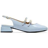 Clarks Daiss30 Dazz Shoes - Lgt Blue Pat Lea