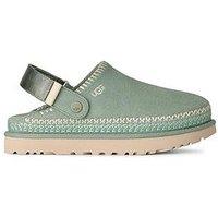 Ugg Womens Goldenstar Meadow Accent Clog - Artichoke