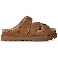 Ugg Greenport Cross Strap Slide - Chestnut