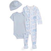 Polo Ralph Lauren Baby Boys Sleepsuit Gift Set - Blue