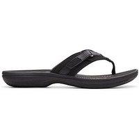 Clarks Brinkley Sea Flip Flop Sandal - Black