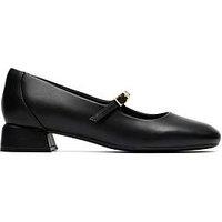 Clarks Daiss30 Bar Leather Maryjane Shoe - Black