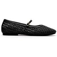Clarks Livia Sky Shoes - Black Weave