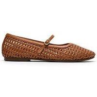 Clarks Livia Sky Shoes - Tan Weave