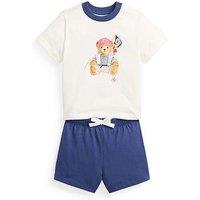 Polo Ralph Lauren Baby Boys Bear T-Shirt & Short Set - Blue
