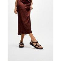 Fitflop Gracie Crystal Strappy Back Strap Sandals - Black