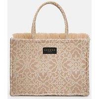 Sorena Theros Large Tote Bag - Beige