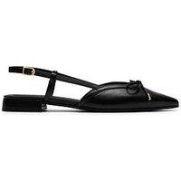 Clarks Sensa15 Bow Shoes - Black Leather