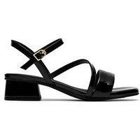 Clarks Serina35 Strap Sandals - Black Pat