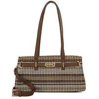 Dune London Depend Leather Shoulder Bag - Tan