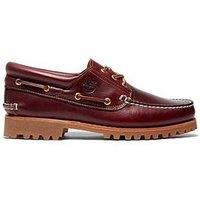Timberland Authentic 3 Eye Lug Boat Shoe - Dark Red