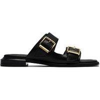 Clarks Ariany Bay Sandals - Black Leather