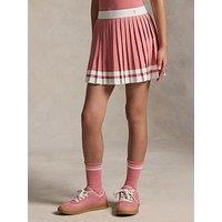 Polo Ralph Lauren Girls Pleated Skort - Pink