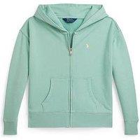 Polo Ralph Lauren Girls Full Zip Hoodie - Green