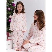 Boux Avenue Girls Bunnies Pyjamas In A Bag - Powder Pink