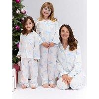 Boux Avenue Girls Bow Print Pyjamas In A Bag - Ivory Mix