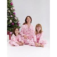 Boux Avenue Girls Heart Print Pyjamas In A Bag - Pink Mix