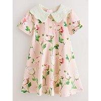 Ted Baker Younger Girls Floral Print Dress - Pink
