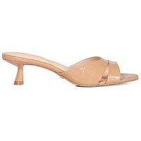 Dune London Miah Mule Mid Heels - Camel