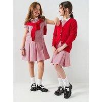 The Very Collection Gingham School Dress - Red