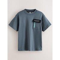 Ted Baker Boys Oversized Pocket T-Shirt - Grey