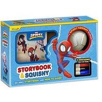 Spidey And His Amazing Friends Marvel - Story Book & Squishy