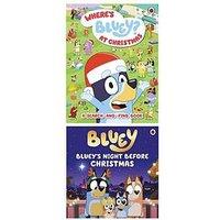 Bluey Where'S Bluey At Christmas & Night Before Christmas (2 Book Set)