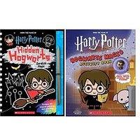 Harry Potter Hidden Hogwarts Scratch Art & Magic Activity - 2 Book Set