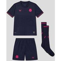 Castore Infant Everton Hype 25/26 Mini Football Kit - Navy/Pink