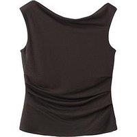 Mango Sleeveless Canela Top - Brown