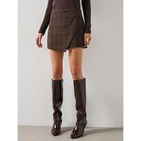 Mango Skirt Klimt - Brown