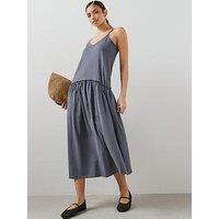 The Very Collection Cotton Cami Midaxi Dress - Blue